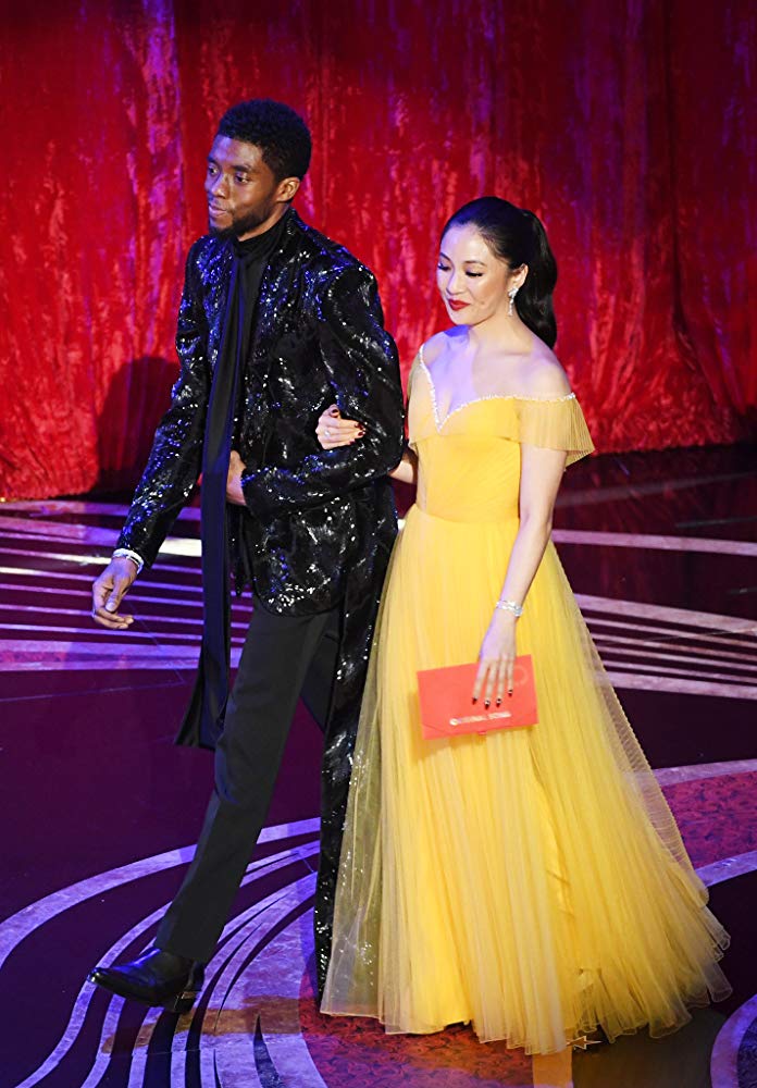 Chadwick Boseman e Constance Wu no Oscar 2019